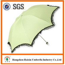 Factory Direct Cheap Custom Made Lace Parasol Umbrella for Promotion